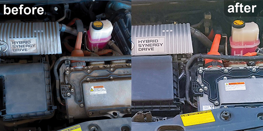 Engine-bay-cleaning