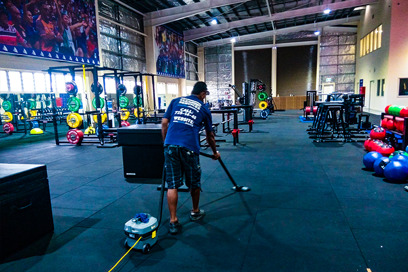 Total gym cleaning at Drua Gym