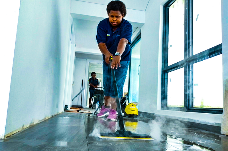 Private apartment floor cleaning in Denarau